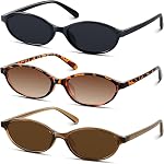 Lunettes de soleil ovales rétro pour femmes, tendance, légères, étroites, chic, œil de chat, petites lunettes vintage des années 90, protection UV400