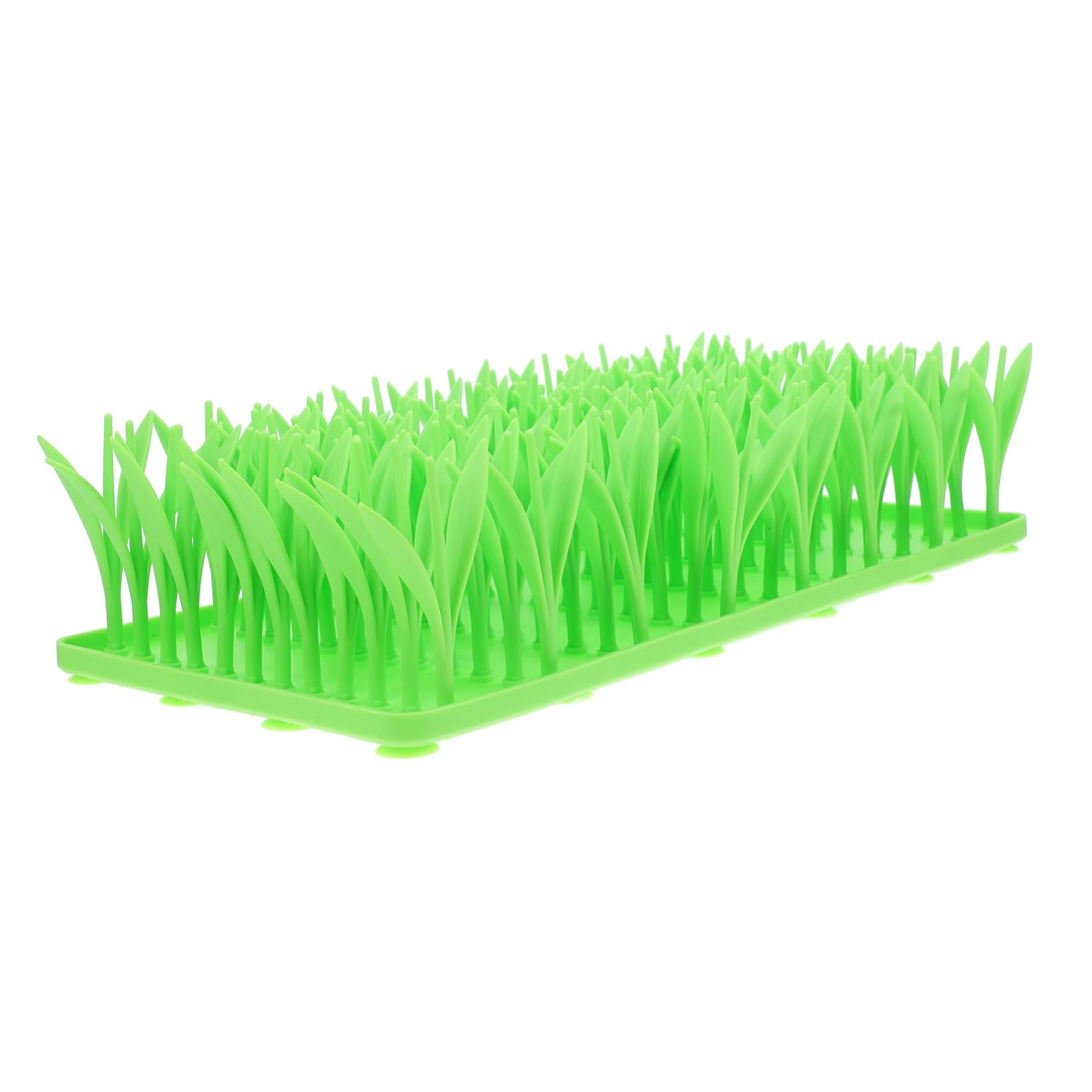 Interaktive Katzen Hundenapfmatte Silikon mit Grasdesign, rutschfest
