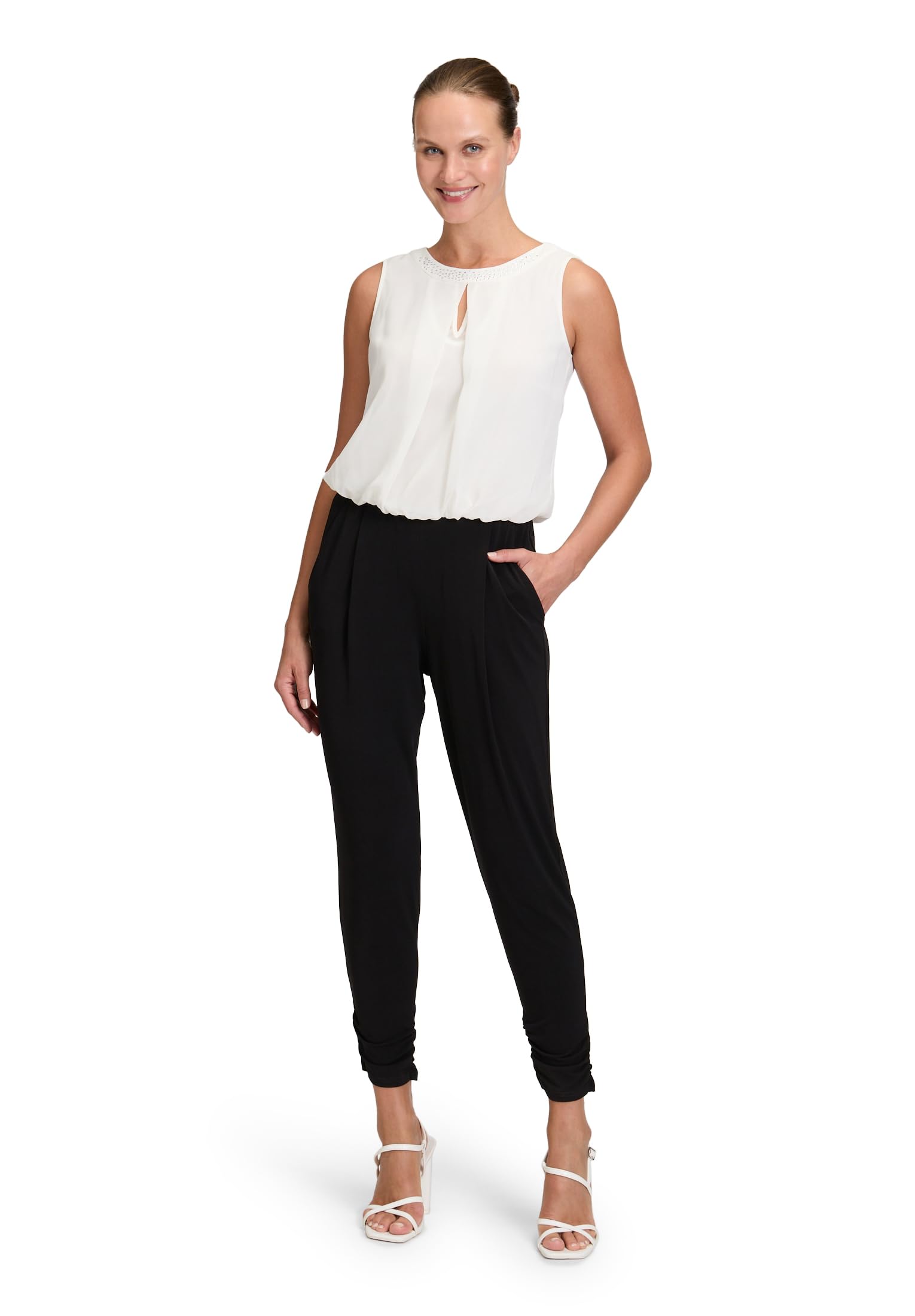 Vera Mont Damen-Jumpsuit mit Cut-Outs