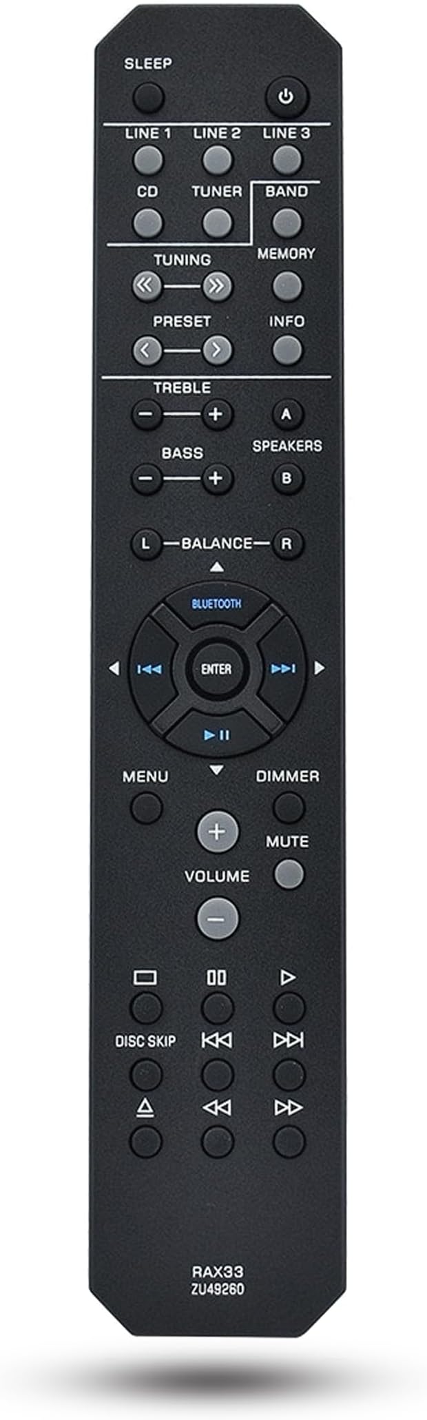 Nuovo RAX33 ZU49260 per telecomando ricevore AV Audio/Video