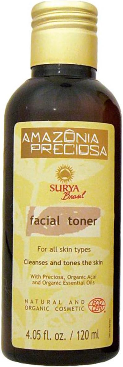 Amazonia Preciosa Face Care Facial Toner Surya Nature, Inc 4.05 oz (120ml) Cream