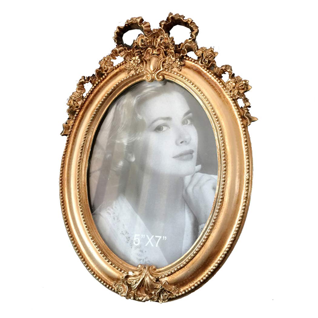 Buy CISOO Vintage Oval Picture Frame Antique Photo Frame Table Top