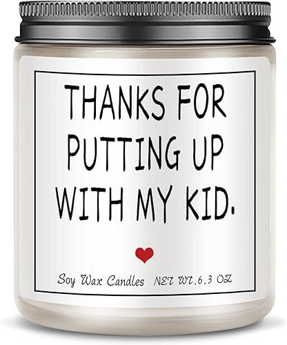 Teacher Appreciation Gifts Thank You Teacher Gifts for Women & Men Candles Present for Retired Teachers Idea for Graduation Back to School
