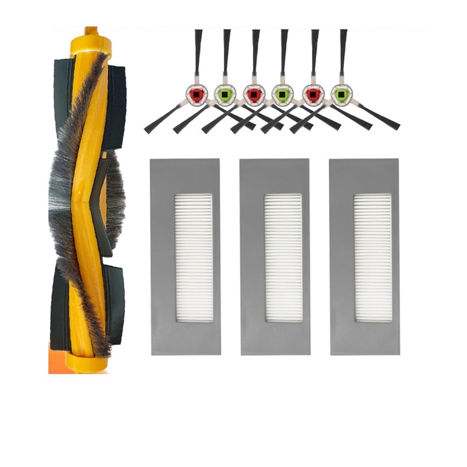 eufeifeiegds Ricambio for DE55 DE53 DE35 Robot Aspirapolvere Coperchio Spazzola Laterale Principale Filtro Hepa Panno for Mocio Straccio Kit di Ricambio wefeiegds(Set 6)