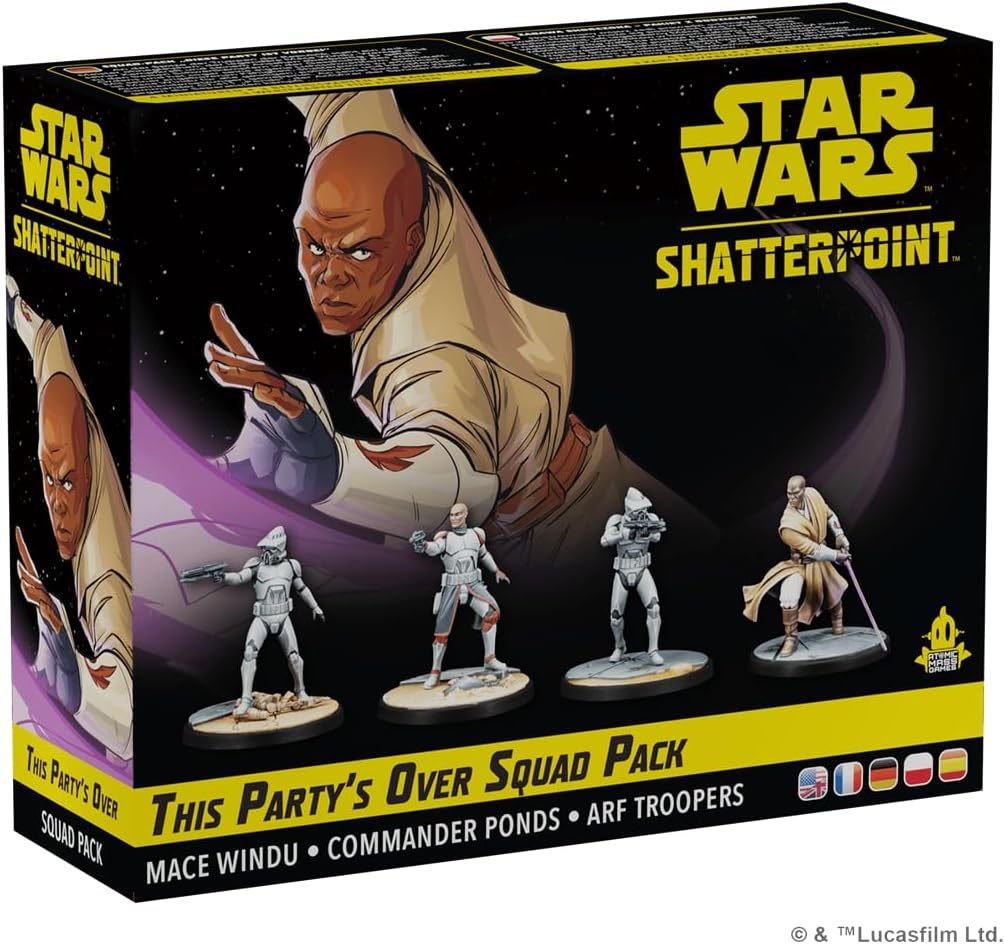 Star Wars Shatterpoint This Party's Over SQUAD PACK - Tabletop Miniatures Game, Strategy Game for Kids and Adults, Ages 14+, 2 Players, 90 Minute Playtime, Made by Atomic Mass Games