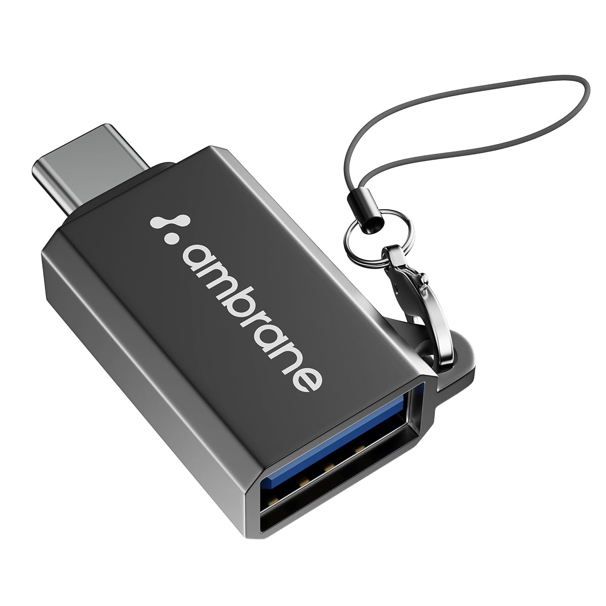 Ambrane USB 3.0 to Type C OTG Adapter, with Thunderbolt to USB to Adapter,