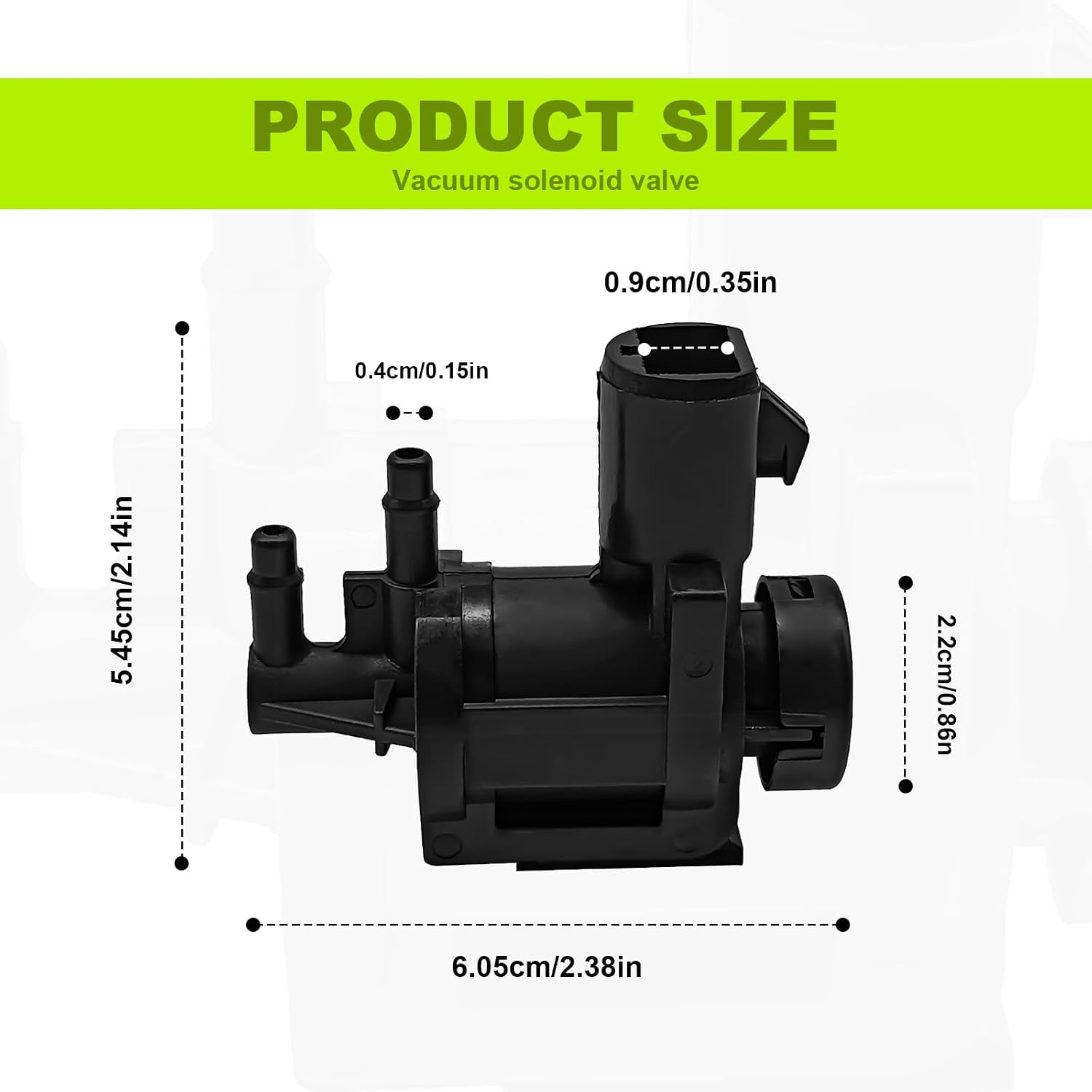 7L1Z-9H465-B Vacuum Solenoid Purge Valve Locking Hub for Ford's 4X4/4WD Systems - Replacement for Ford Expedition, F - 150 to F - 550 Super Duty & Lincoln Navigator (2007-2019)