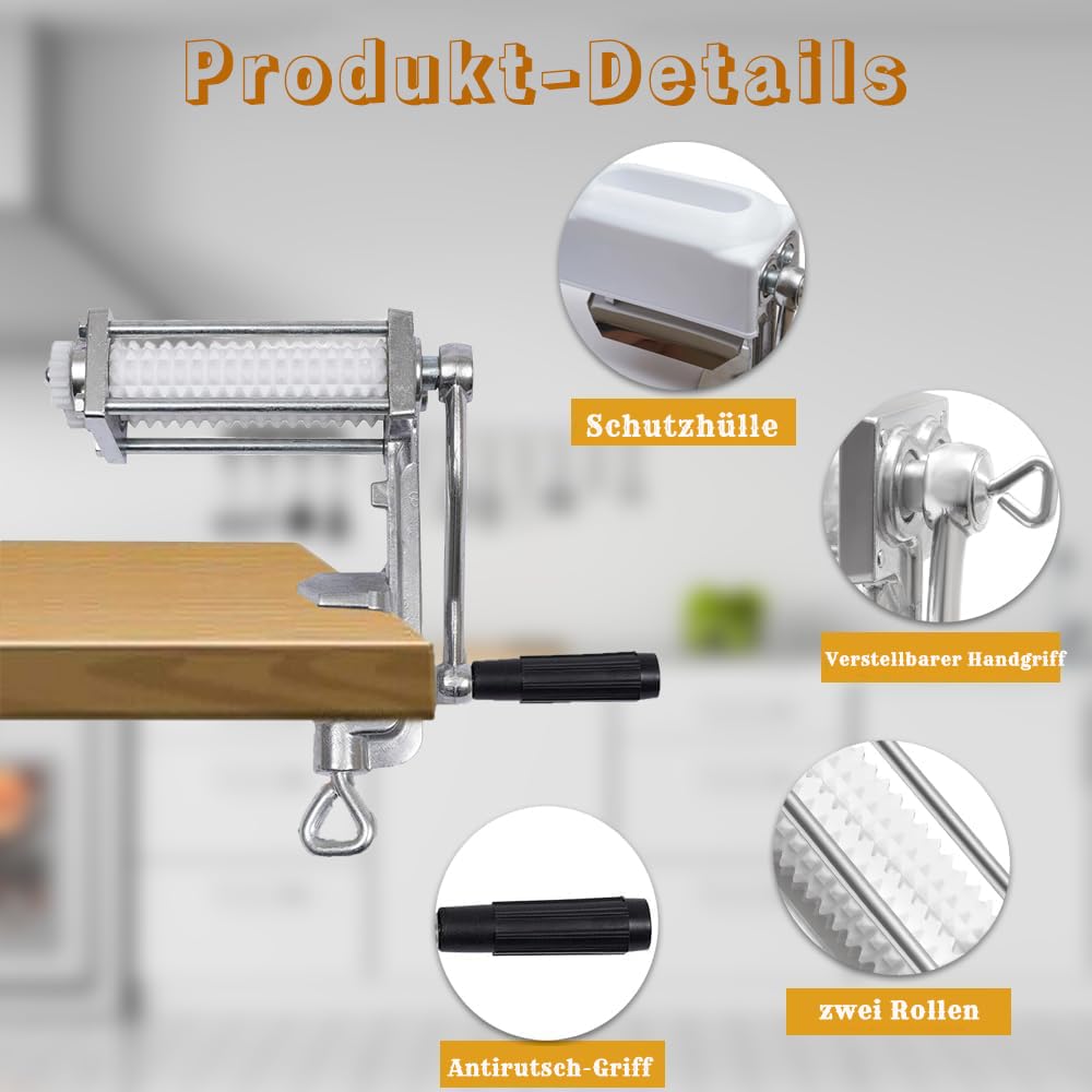 Fleischklopfer Metall Fleischzerkleinerer Fleischzartmacher Maschine Fleisch Tenderizer Handkurbel Steaker Fleischzartmacherwürfel Haushalt Kleiner Tenderiser Tool Zum Zartmachen von Fleisch