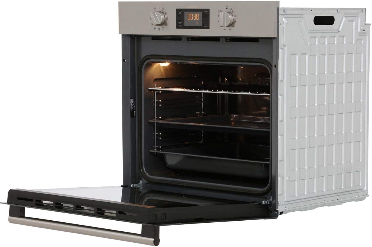 Interior view of the Hotpoint SA2844HIX oven with racks