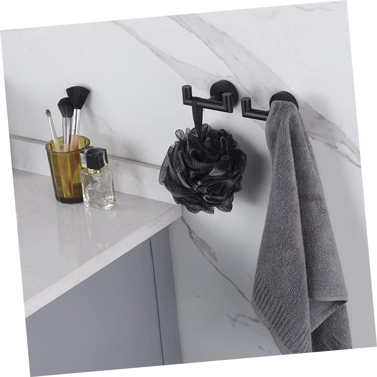 Towel Bar4pcs Coat Hook Heavy Duty Coat Hangers Towel Hook for Kitchen Towel Hooks for Bathrooms Towel Hook for Bathroom Hand Towel Hanger for Wall Bathrobe Stainless Steel