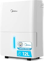 MIDEA 12L Légnedvesség Eltávolító Készülék 20m² Szobához Csendes Működés 1