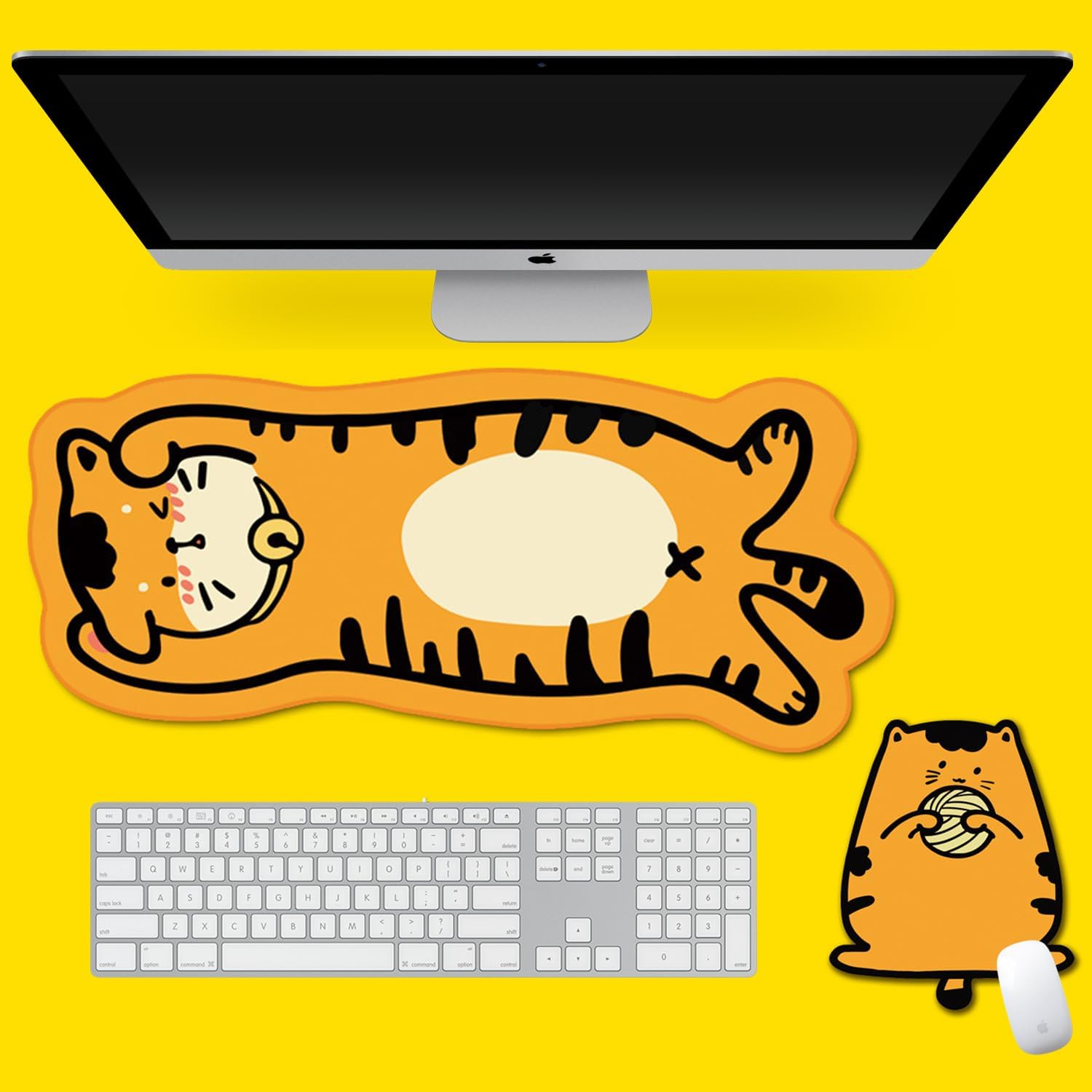 Cute Mouse Pad Gaming Kawaii Desk Mat for Desktop Large Mouse Pad for Desk Keyboard & Mouse Pad Kawaii Accessories Cute Desk Accessories School Supplies Office Supplies Desk Décor