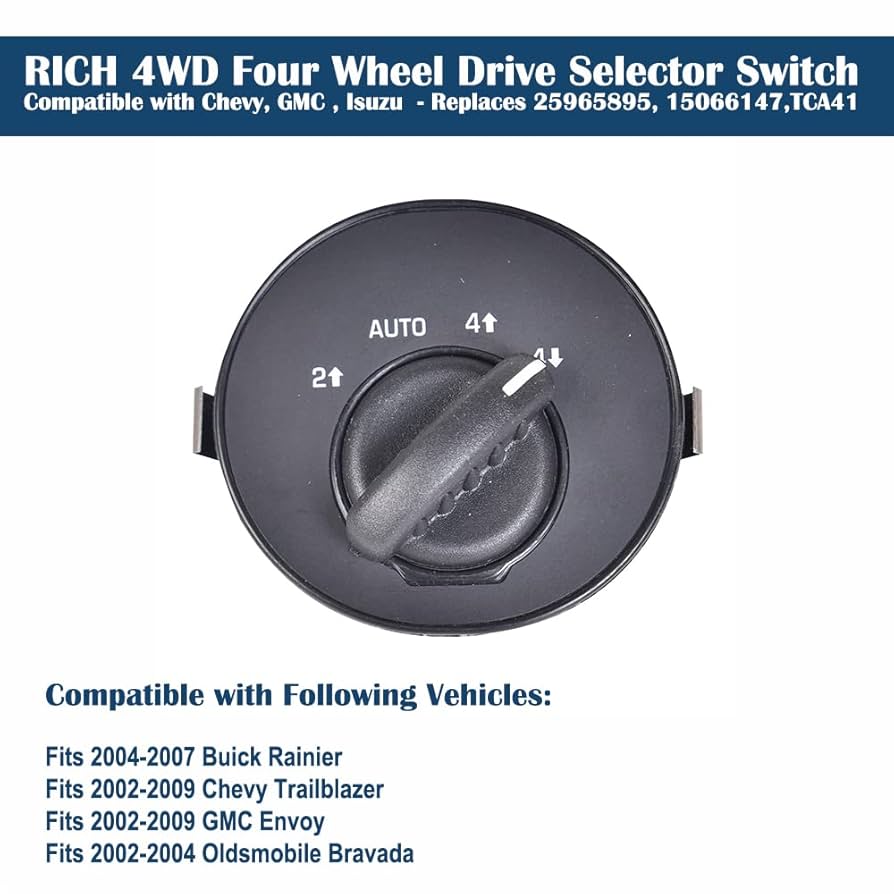 Amazon.com: Rich 4x4 Switch 4WD Four Wheel Drive Selector