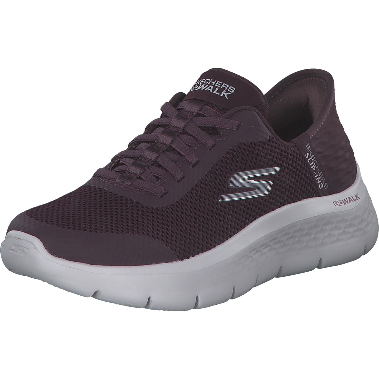 SKECHERS Sneaker Textil Damen Gr. 37 Burgunder