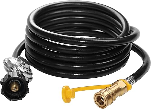 DOZYANT Manguera de propano de 24 pies con regulador  Reemplazo de desconexión de conexión rápida de 38 pulgadas para calentador Mr Heater F271803