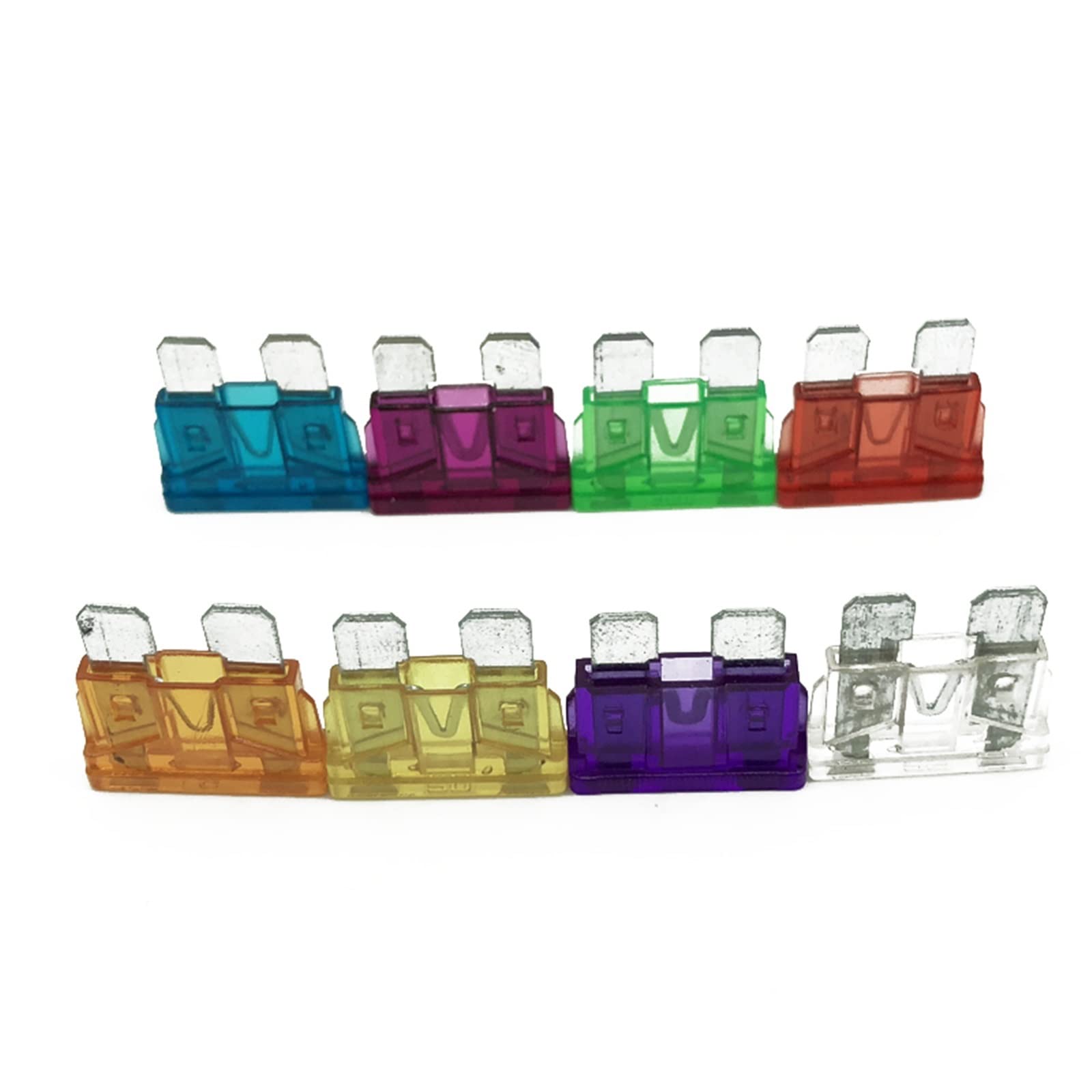 Fusibles de cuchilla mediana surtidos, fusible reacondicionado especial 5A, 10A, 15A, 20A, 25A, 30A, 40A, for coche y camión, 10 Uds. (Color : 20A)