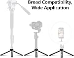 Trépied de bureau en métal mini Andoer en alliage d'aluminium avec vis 1/4 po pour appareil photo DSLR ILDC caméscope projecteur