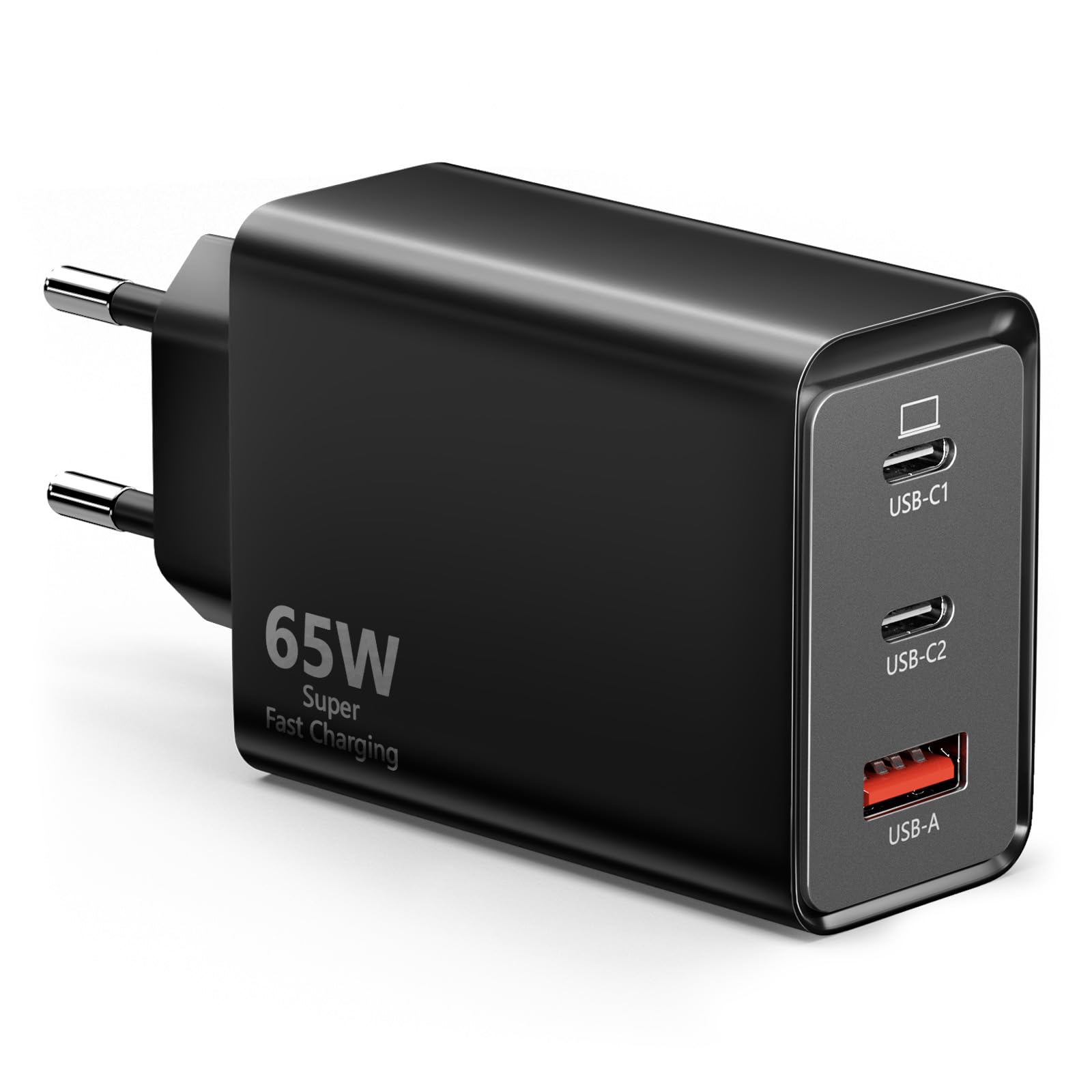 GaN PPS USB-C-oplader 65 W voor MacBook Pro/Air, USB C voeding, PD