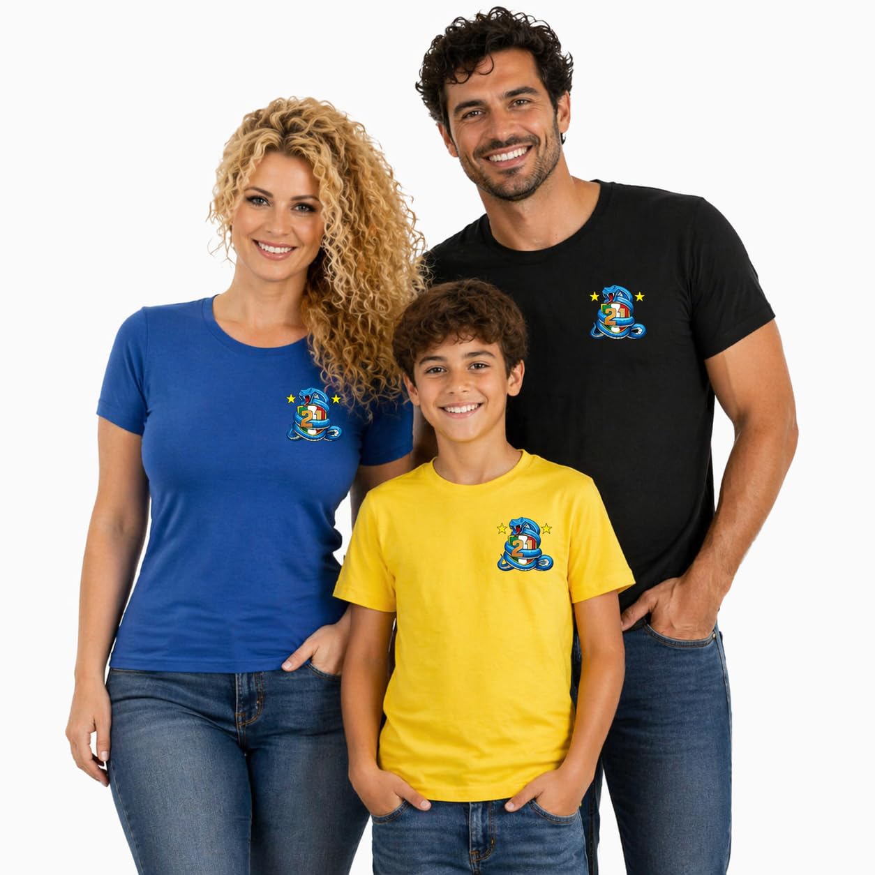 T-Shirt Neroazzurri Campioni d’Italia 2025/2026 – 21 Scudetti 100% Cotone – PS 27431-INT-09