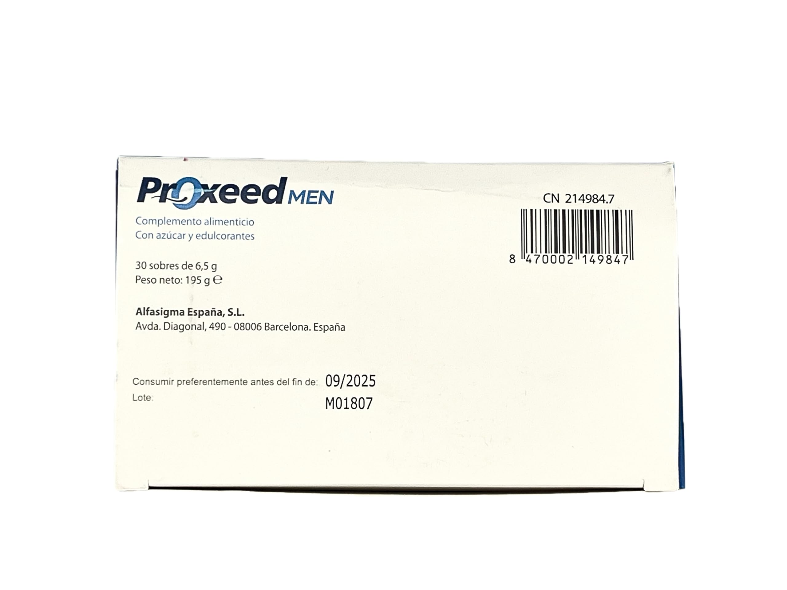 Proxeed Men 30 sobres Complemento Alimenticio
