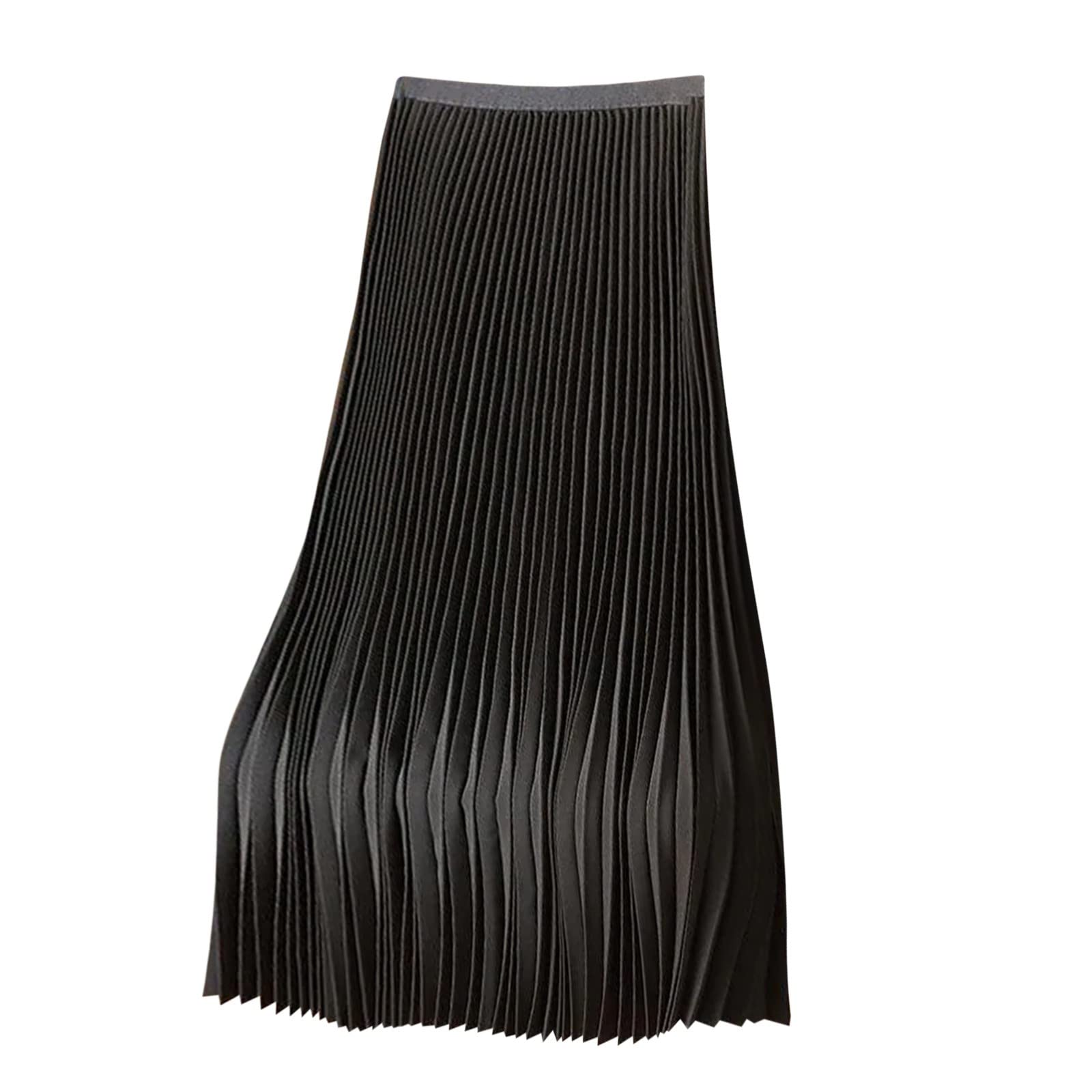 Women Ruched High Cut Basic Long Loose Fit Long Plus Size Skirt for Women Skorts 2025 Fashion