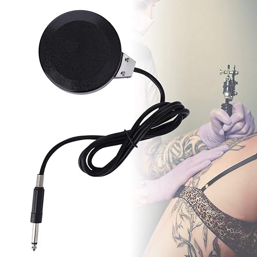 Miniatura 7 de Tatuaje Pedal de pie Tatuaje Pedal de pie Delineador de ojos Máquina de tatuaje de arte corporal Máquina de tatuaje Interruptor de pie para piezas