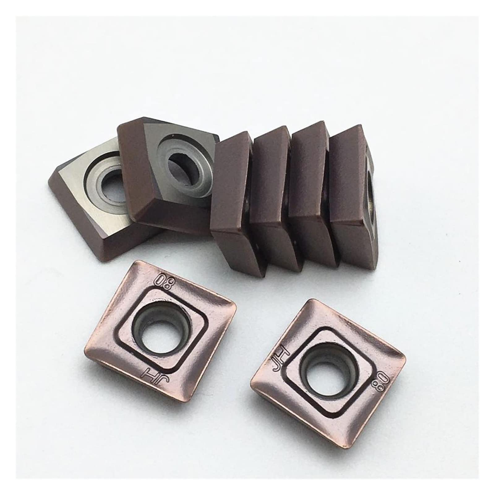 Hardware-Tool Zementierter Hartmetalleinsatz. SOMT12T308 JH VP15TF. Metallwerkzeug SomT 12T308. Teile Schneidwerkzeug Somat Werkzeug drehen.
