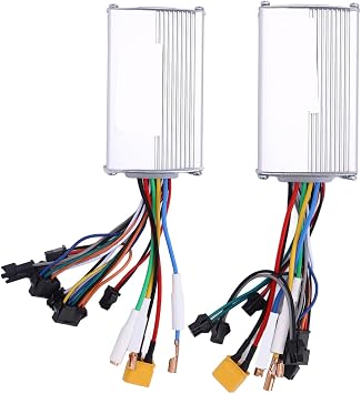 Asixxsix Dual Drive Motor Controller, 48V 25A 1200W Front Rear Dual Drive Brushless Motor Controller, Bicycle Speed Controller for Electric Bicycle Scooter