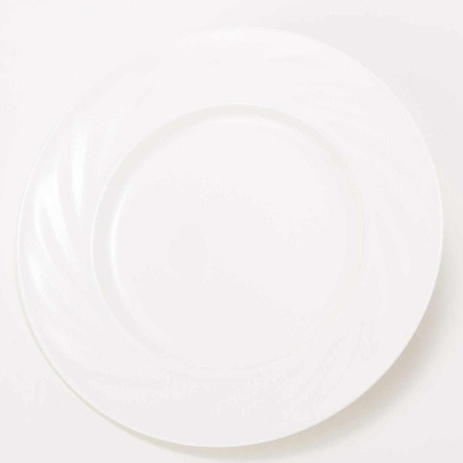 Narumi 51800-5822 Plate, Sense White, 9.8 inches (25 cm), Dinner, Microwave Warming and Dishwasher Safe