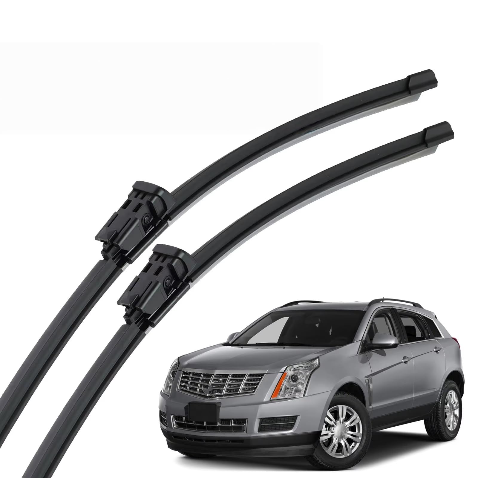PAPEP Windscreen Wiper Blades for Cadillac SRX 2010-2016 26"+17", Front Replacement Wipers OEM Quality Water Repellent Rubber Automotive Windshield