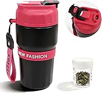 Vista 11 de Taza mezcladora giratoria con aislamiento automático automático y recargable - Taza de viaje USB para café/té/chocolate caliente/leche - 12.9 oz Gris