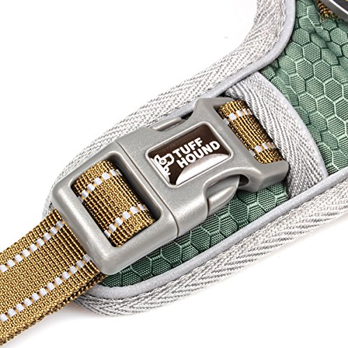 TUFF HOUND Dog Harness, No-Pull Pet Harness with 2 Metal Rings for Small Medium Large Dogs Adjustable Reflective Oxford… - Image 6