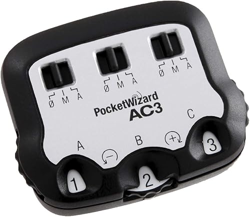 PocketWizard AC3 ZoneController for Canon - Negro