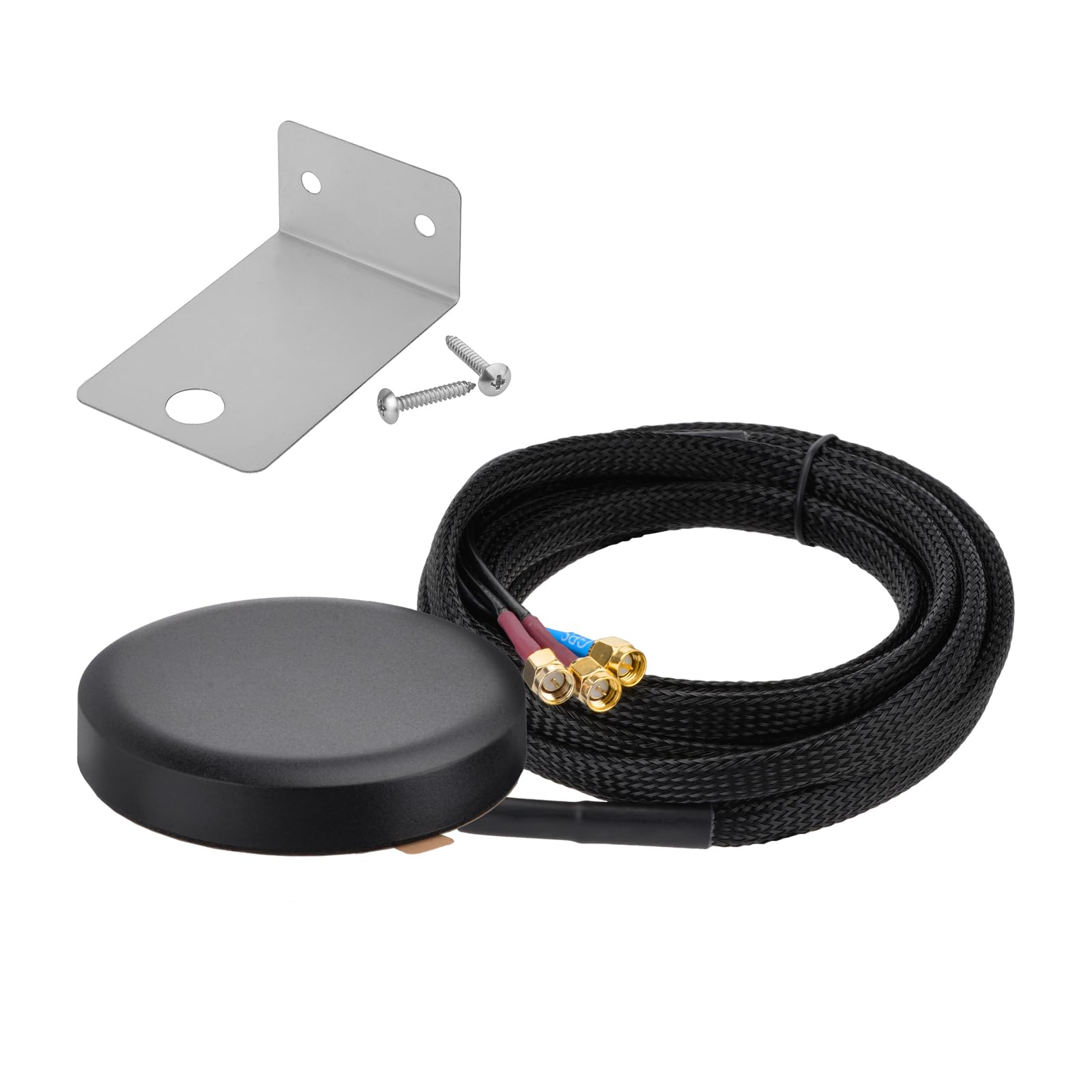 Superbat Antenna MIMO GPS 4G LTE per Esterno Omnidirezionale con Fissaggio a Vite, Progettata per Sistemi di Navigazione per Camion, Router 4G LTE e Amplificatori Mobili