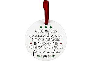 A Job Made Us Coworkers Ornament - Unique Gift for Colleague, Appreciation...