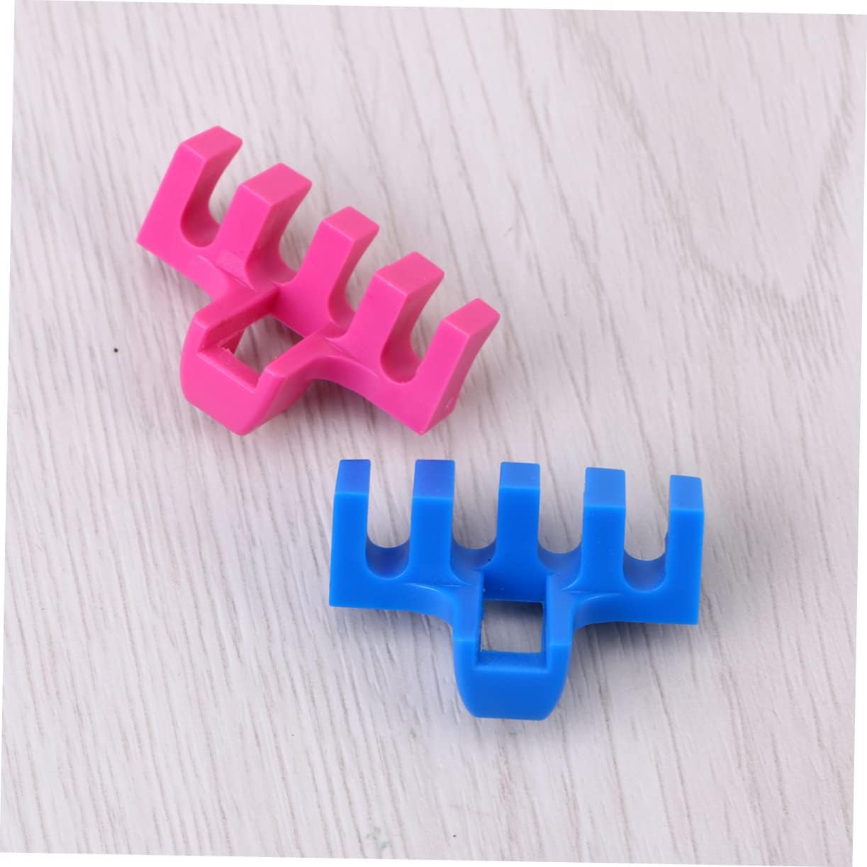 2 Pcs Badminton Racket Stringing Tool Load Spreader Attachment Blue Pink Protects Racket from Cracking Pound Tension