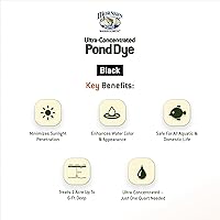 Vista 6 de Tinte negro ultraconcentrado para estanque - 1 cuarto de galón Líquido (paquete de 2 cuartos de galón)
