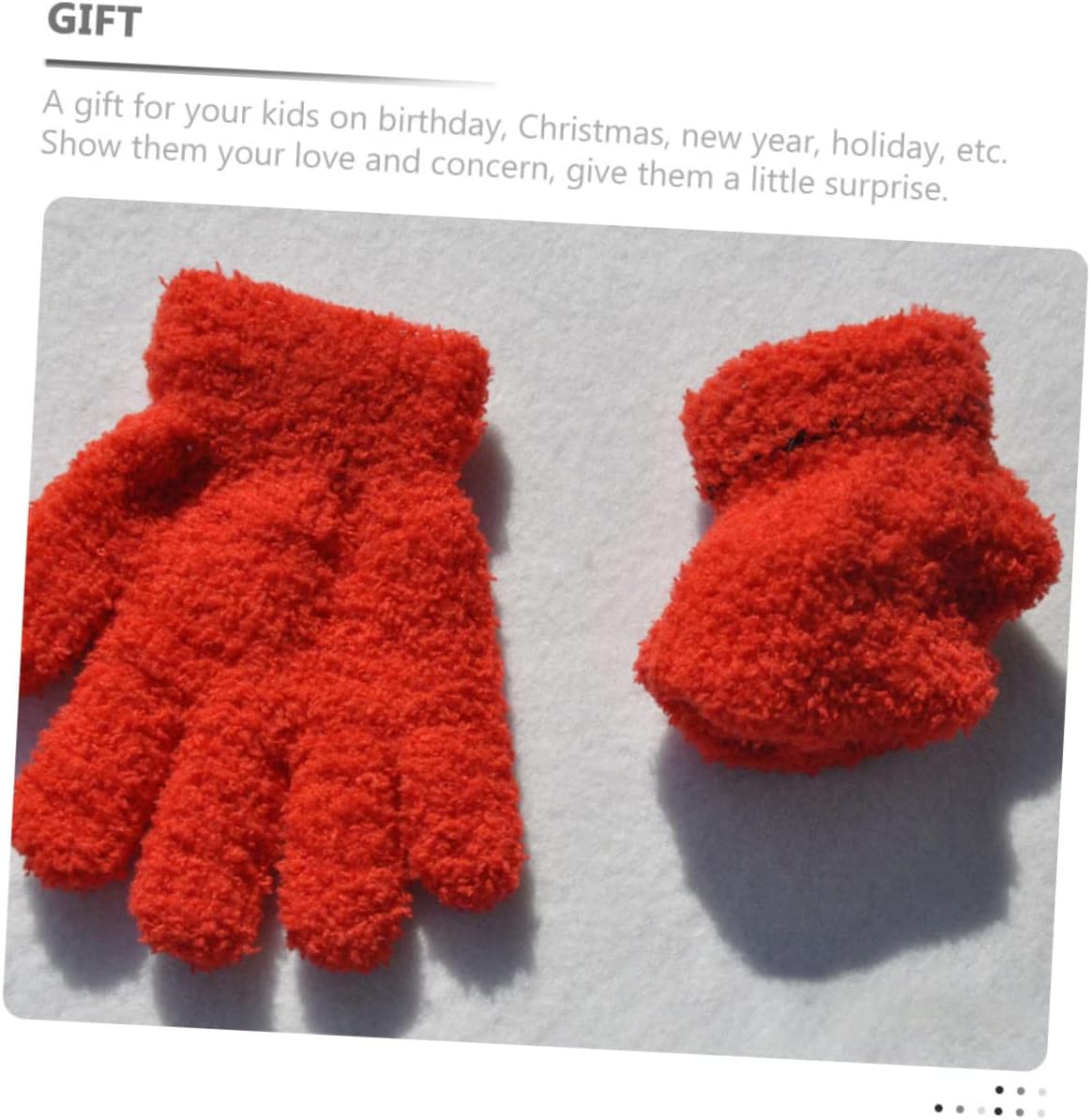VALICLUD 's Anti-freezing Gloves Glowing Gloves for Mittens Ages - Hat Small Warm Driving Gloves Winter Gloves