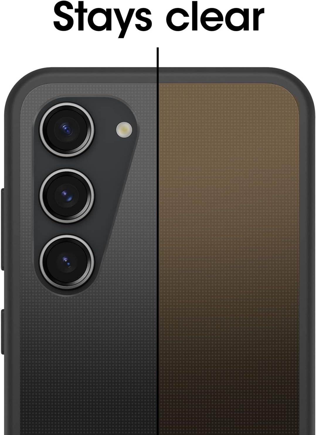 OtterBox Galaxy S23 Prefix Series Case - Black Crystal (Clear/Black), Ultra-Thin, Pocket-Friendly, Raised Edges Protect Camera & Screen, Wireless Charging Compatible