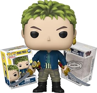 Funko One Piece Live Action Zoro with Swords + ToyBop Protector: Pop! TV Anime Vinyl Figure (Bundled with Pro-Deluxe Pop-Protector Collector Case Box Gift Set)