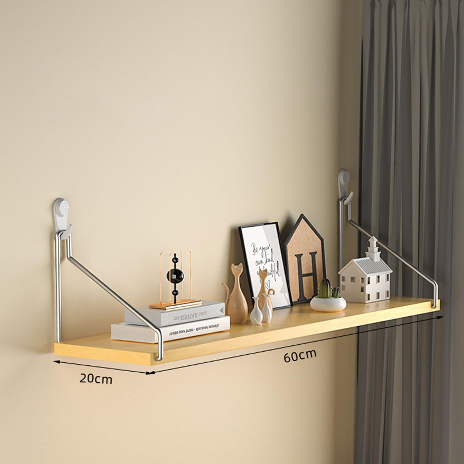 【新品未使用】【値下げ】大型 ウォールシェルフ Amazon｜壁掛け棚 穴開け無い 壁 収納 おしゃれ 壁に取り付ける棚