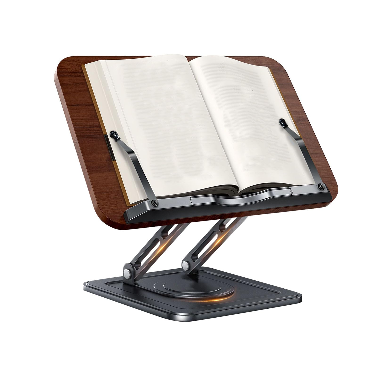 Laikoutd Safe Multiple Functional Stand Quadruple Modifiable to Bookstand Writing Board Panel Recipe Station Desk