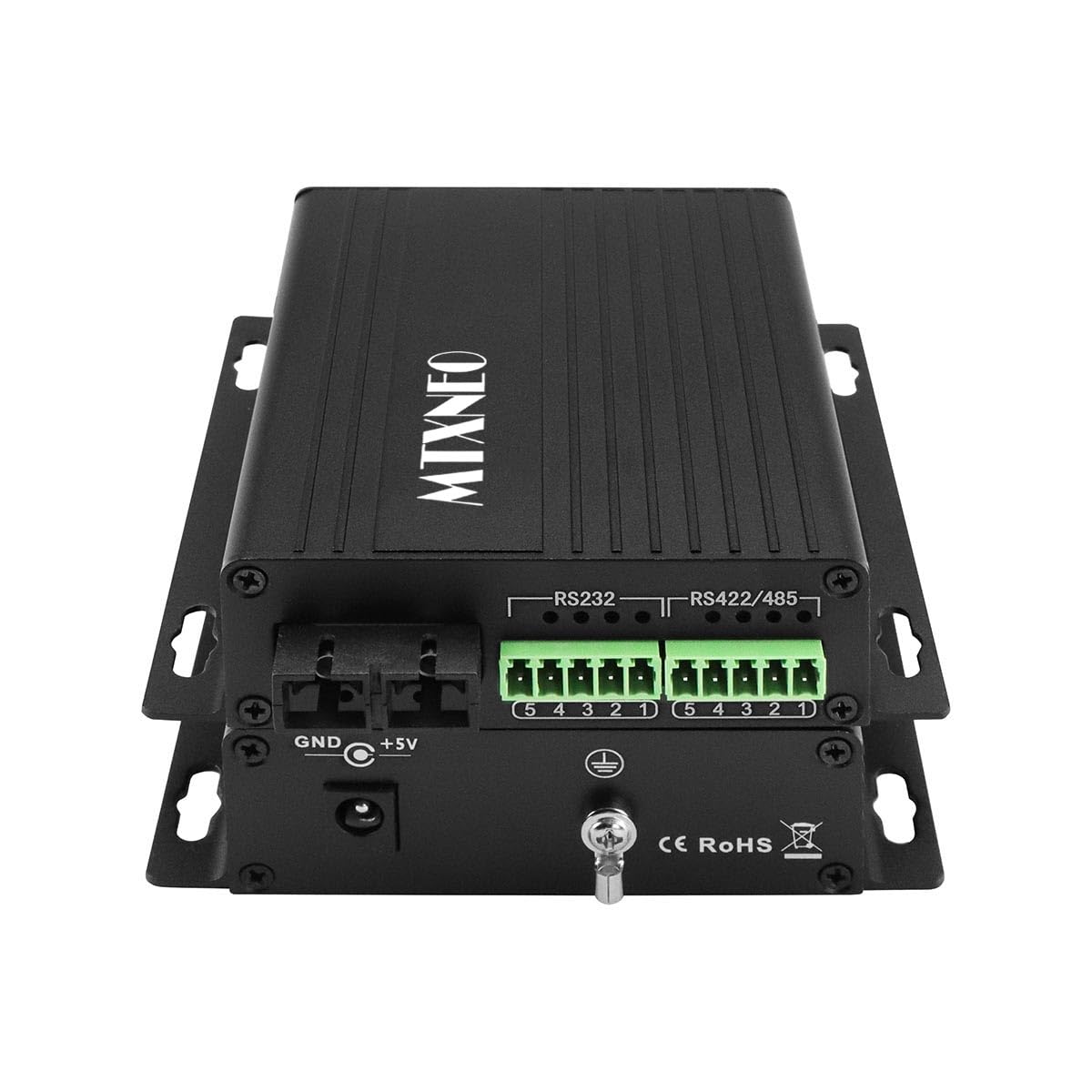Fiber Optic Converter RS232 RS485 RS422 Single Mode Dual Fiber SC 20KM 1310nm Optical Modem