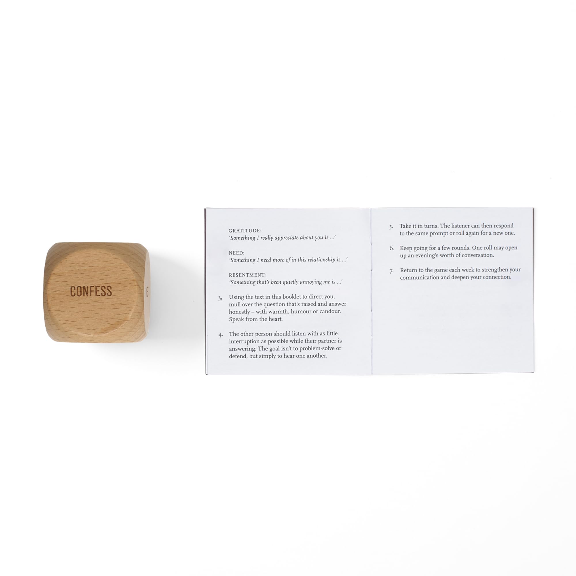 The Couple's Dice: A tool for intimacy and honesty