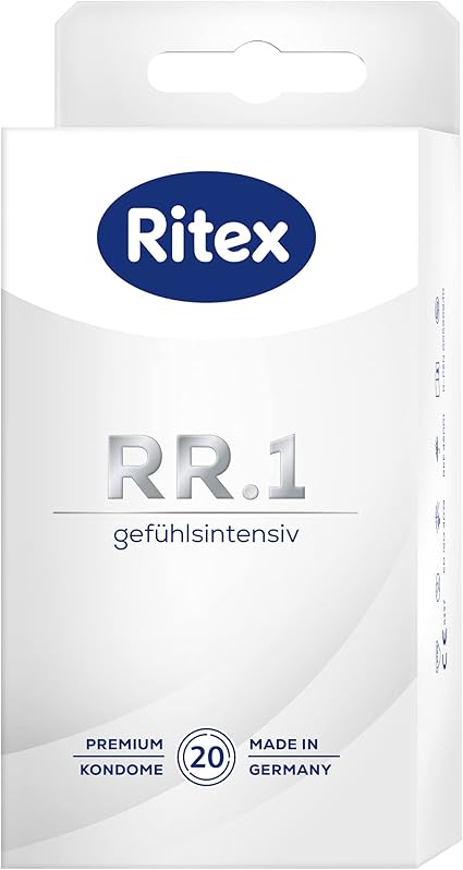 Ritex RR.1 Gefühlsintensives Kondom 20 Stück mit Gleitfilm
