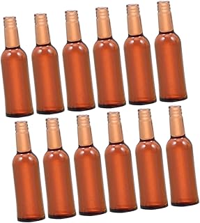 Hohopeti 12Pçs Brinquedos De Decoração Para Casa De Boneca Miniaturas Garrafa De Cerveja Em Miniatura Garrafas Pequenas De Cerveja Kit De Garrafa De Cerveja Para Casa De Boneca Mini