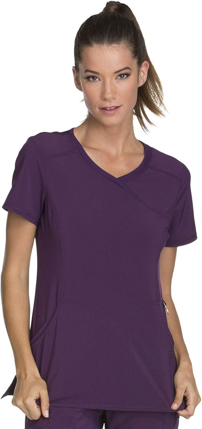 Cherokee Infinity Women Scrubs Top Mock Wrap 2625A