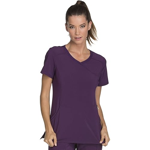 Cherokee Infinity Women Scrubs Top Mock Wrap 2625A