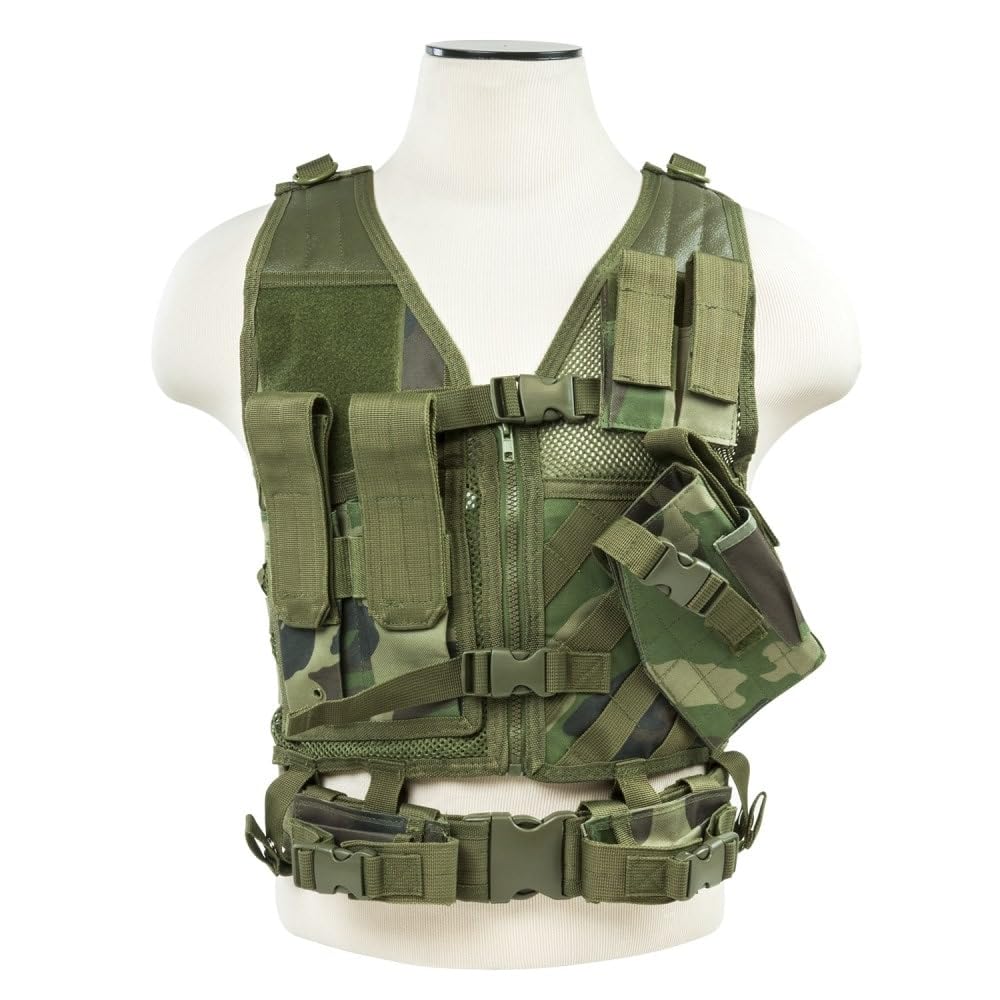 Kinder Tactical Weste Camouflage - Military Spielweste Für Outdoor