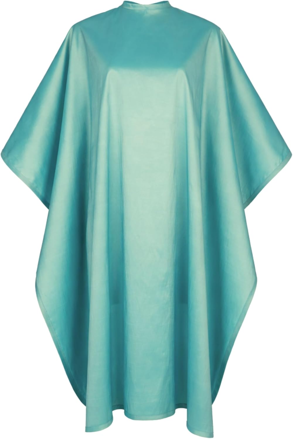 JNxcel Premium Quality Water Repellent Nylon/Polyester Fabric Hair Salon & Barber Hair Cutting & Shampoo Cape with Snap Closure (Turquoise)